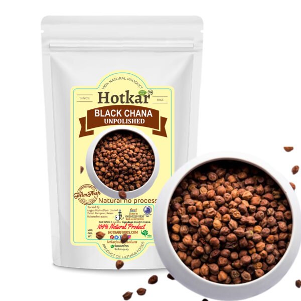 Hotkar Unpolished Black Chana - 250g