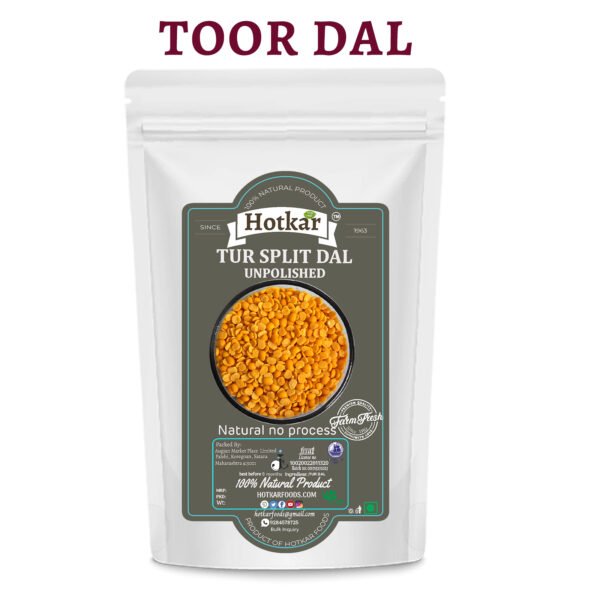 Hotkar Unpolished Toor Dal - 1KG