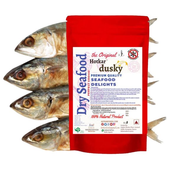 Alternative view of Hotkar Dusky Dry and Salted Bangda orignal with Tastemaker