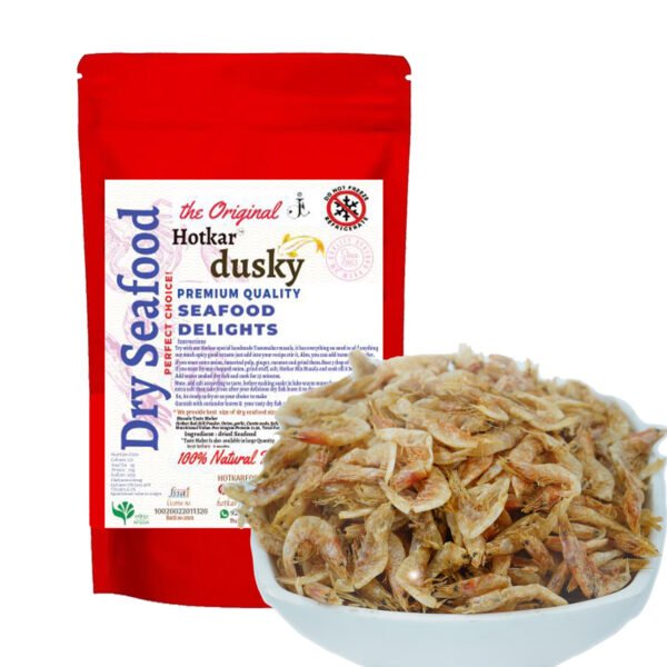 Hotkar Dusky Crispy Pure Prawns/ Sukat Big/No Color used with Tastemaker