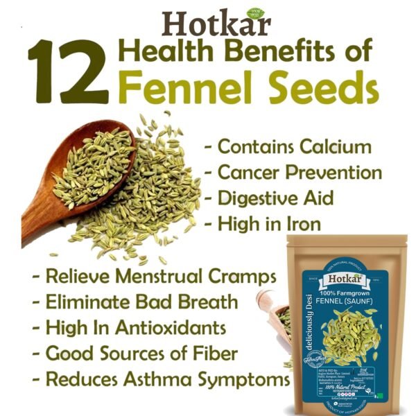 Alternative view of Hotkar Saunf Seeds Pure