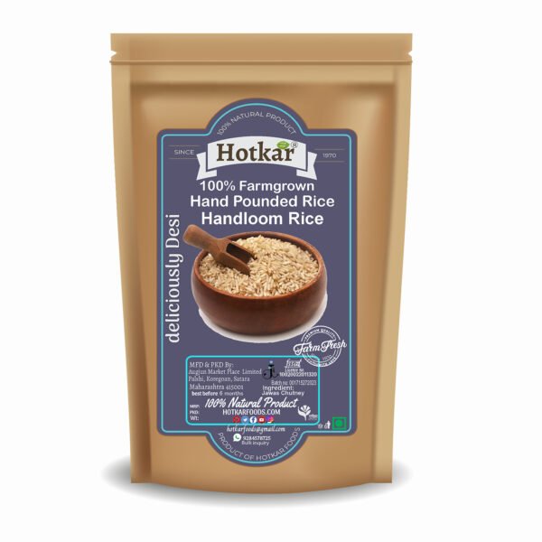 Hotkar Unpolished Pure Aroma Handpounded Rice - 250g