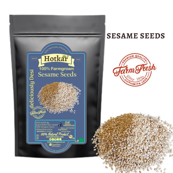 Hotkar Pure 100% Unpolished SESAME (TIL) SEEDS - 100g