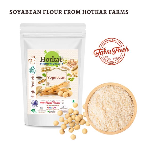 Hotkar Pure No Chemical 100% Pure Soyabean Flour (Gluten Free) - 250g