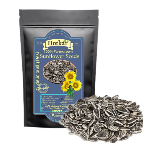 Hotkar Pure 100% Unpolished Sunflower Seeds - 100g