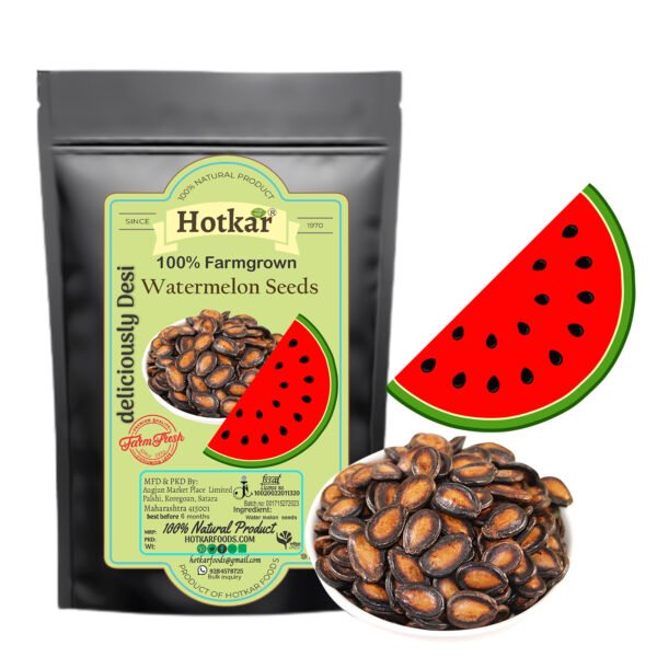 Hotkar Pure 100% Unpolished Watermelon Seeds - 100g