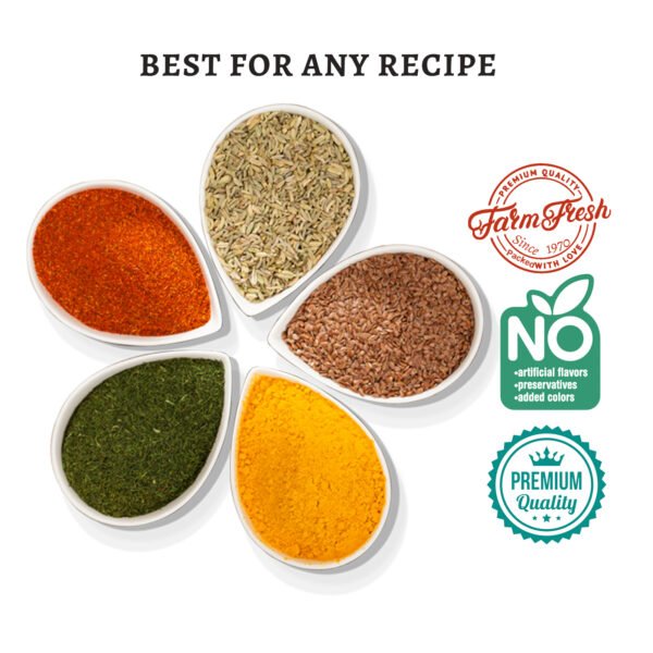 Alternative view of Hotkar Spice Combo Pack of 5 Chilli Powder 100g| Turmeric Powder 100g | Coriander Powder 100g | Black Pepper Powder 100g | Clove Powder 100g | Cinnamon Powder 100g |    Monthly Value Pack 5 | 500g