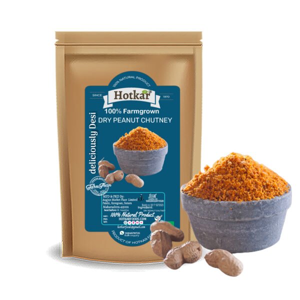 Hotkar Lab Tested Peanut Chutney and with Natural Oils - 100g