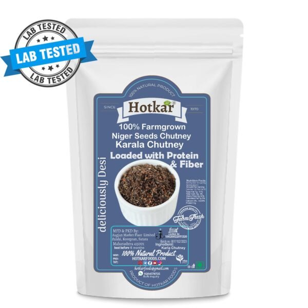 Hotkar Lab Tested Karla Niger Handmade Chutney and with Natural Oils - 100g