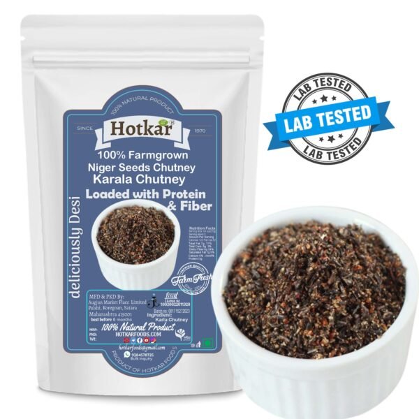 Alternative view of Hotkar Lab Tested Karla Niger Handmade Chutney and with Natural Oils